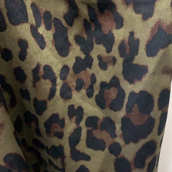 Leopard Print Spaghetti Strap Blouse - Picture 3 of 7